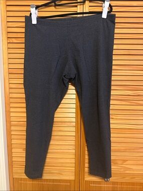 J. Jill Charcoal Gray Stretch Leggings size XL